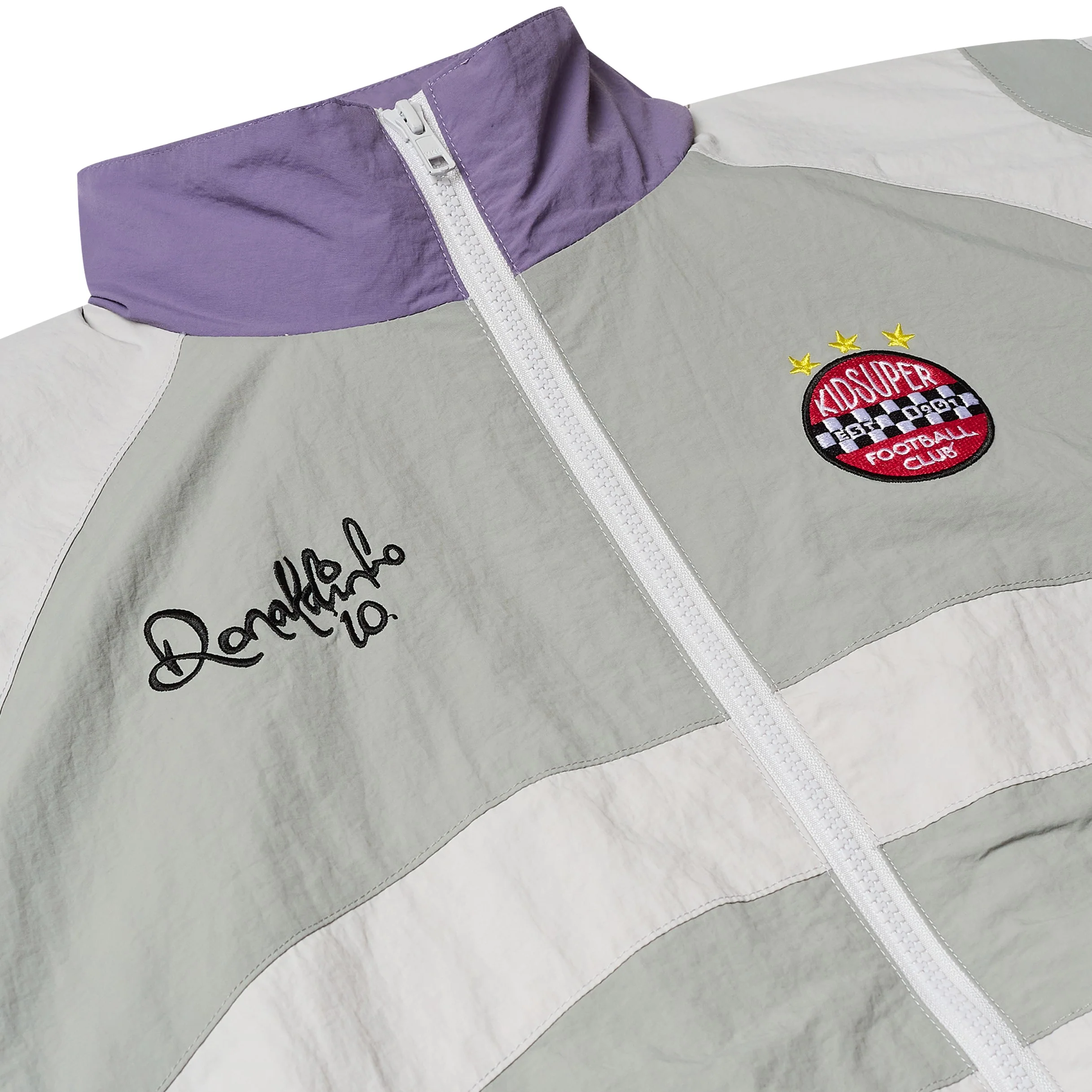 Ronaldinho x KidSuper Windbreaker [Gray] - Image 3