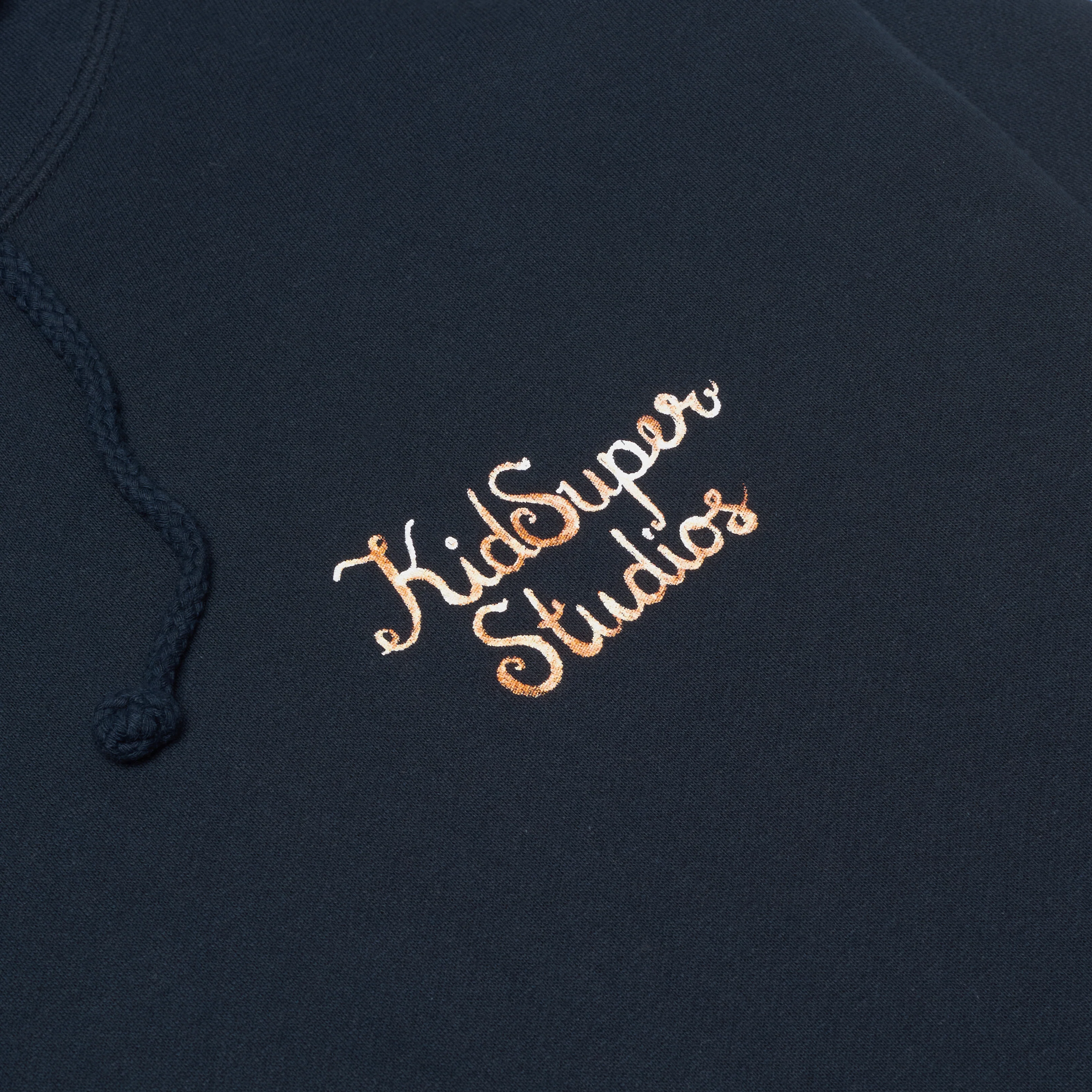 Script Logo Hoodie [Navy] - Image 3