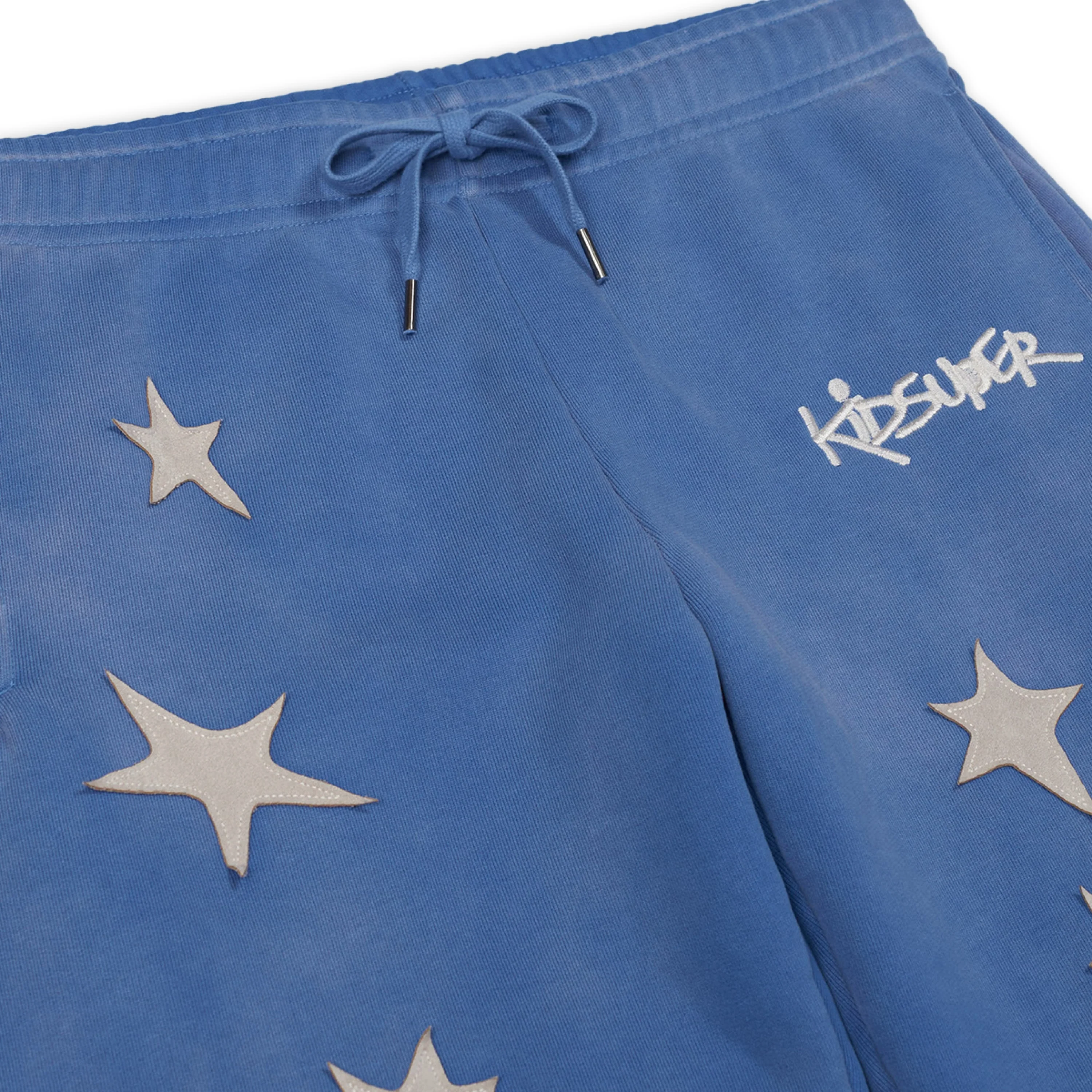 Stars Patchwork Sweatpants [Blue] - Image 3