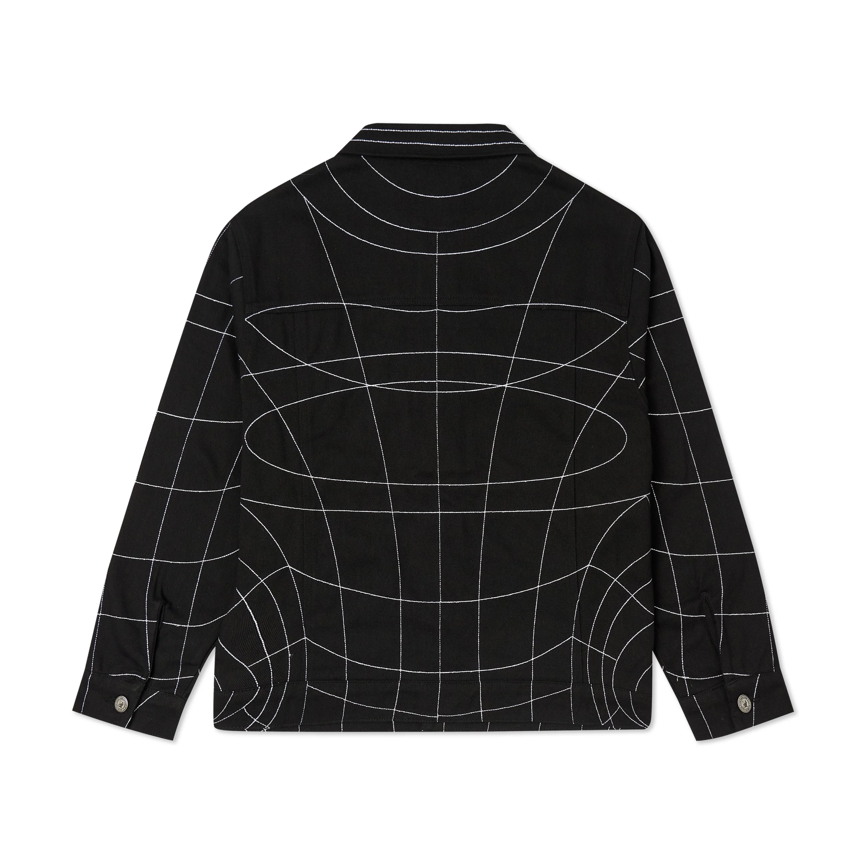 String Theory Stitched Denim Jacket [Black] - Image 2