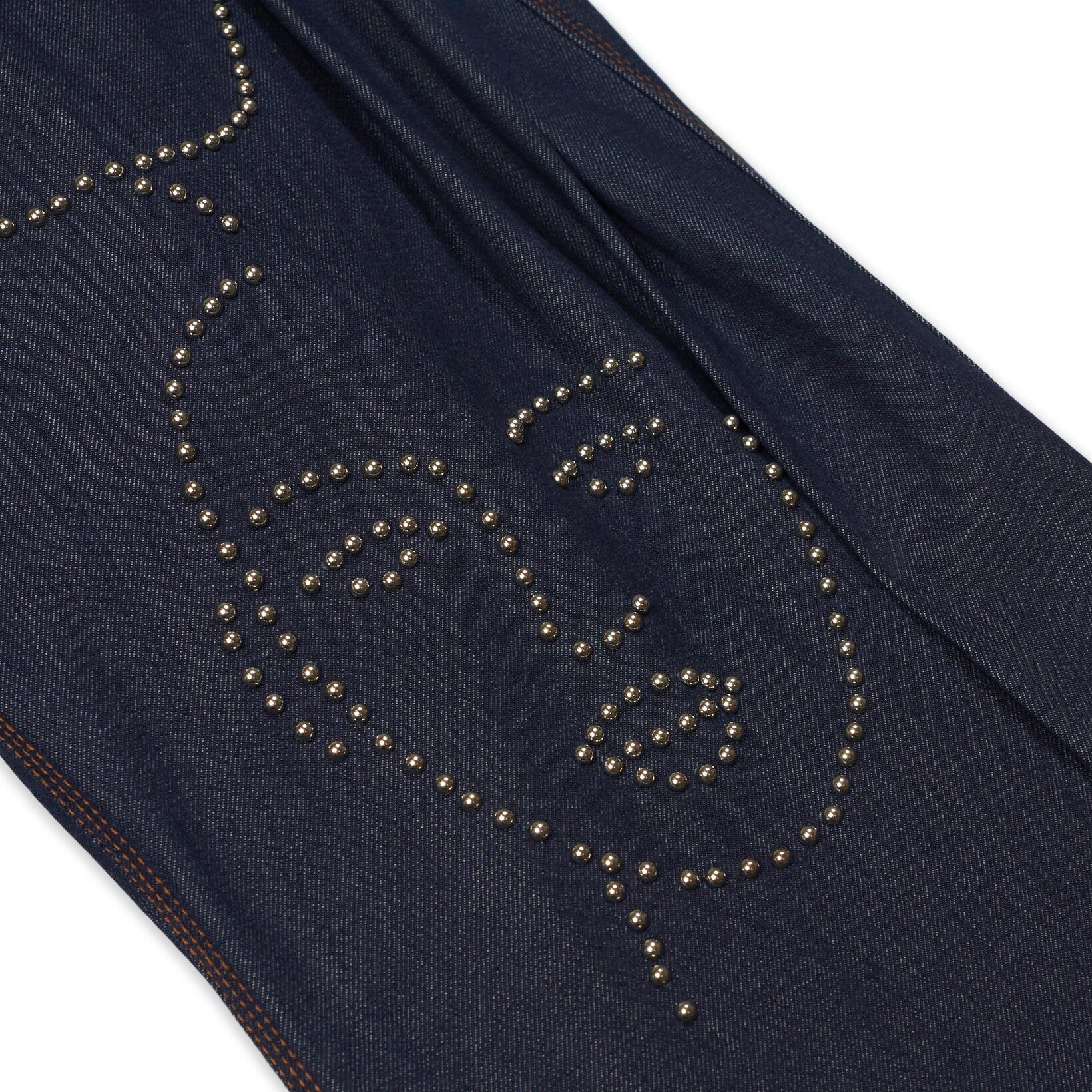 Studded Face Plated Long Short [Black] - Image 3