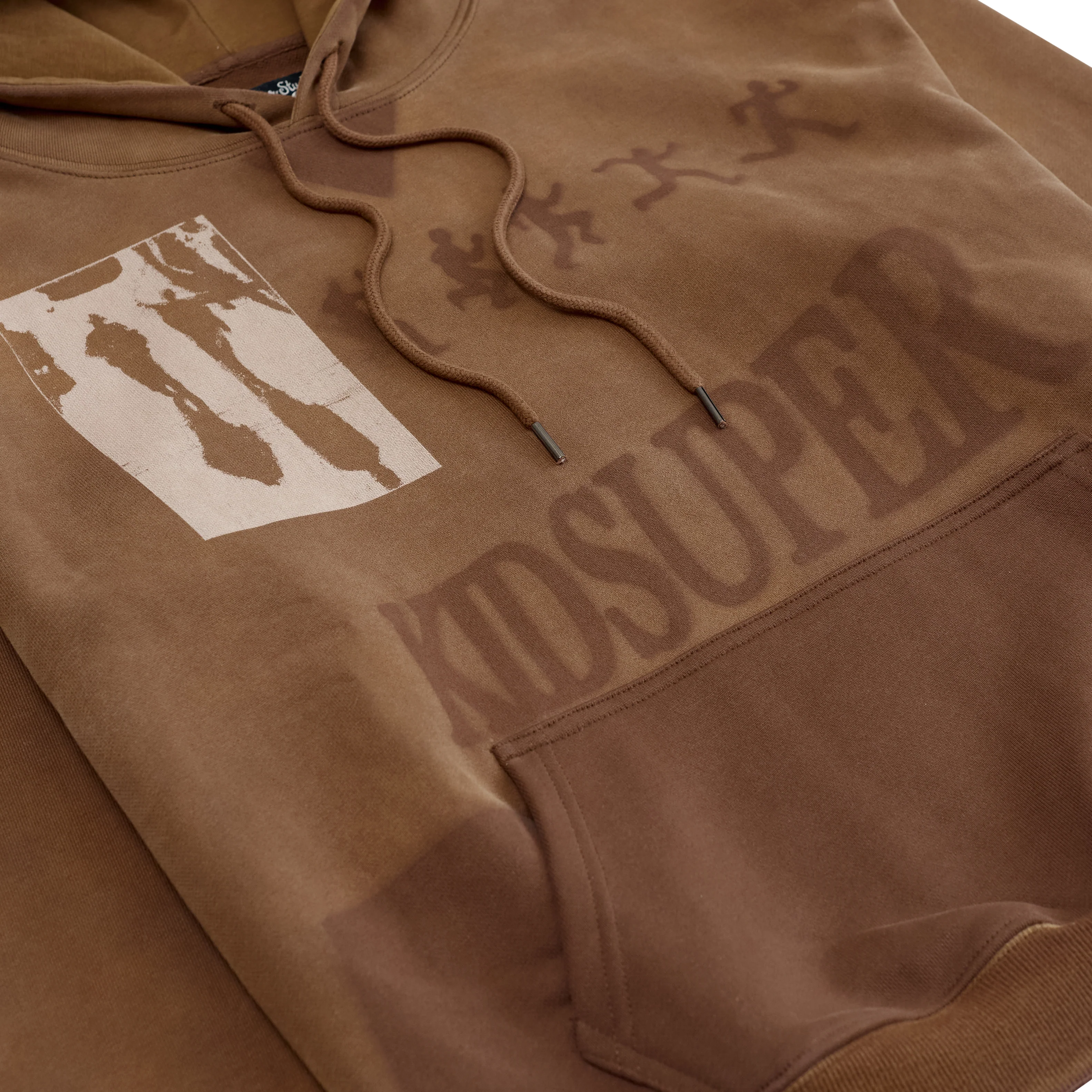 Sun Faded Hoodie [Brown] - Image 3