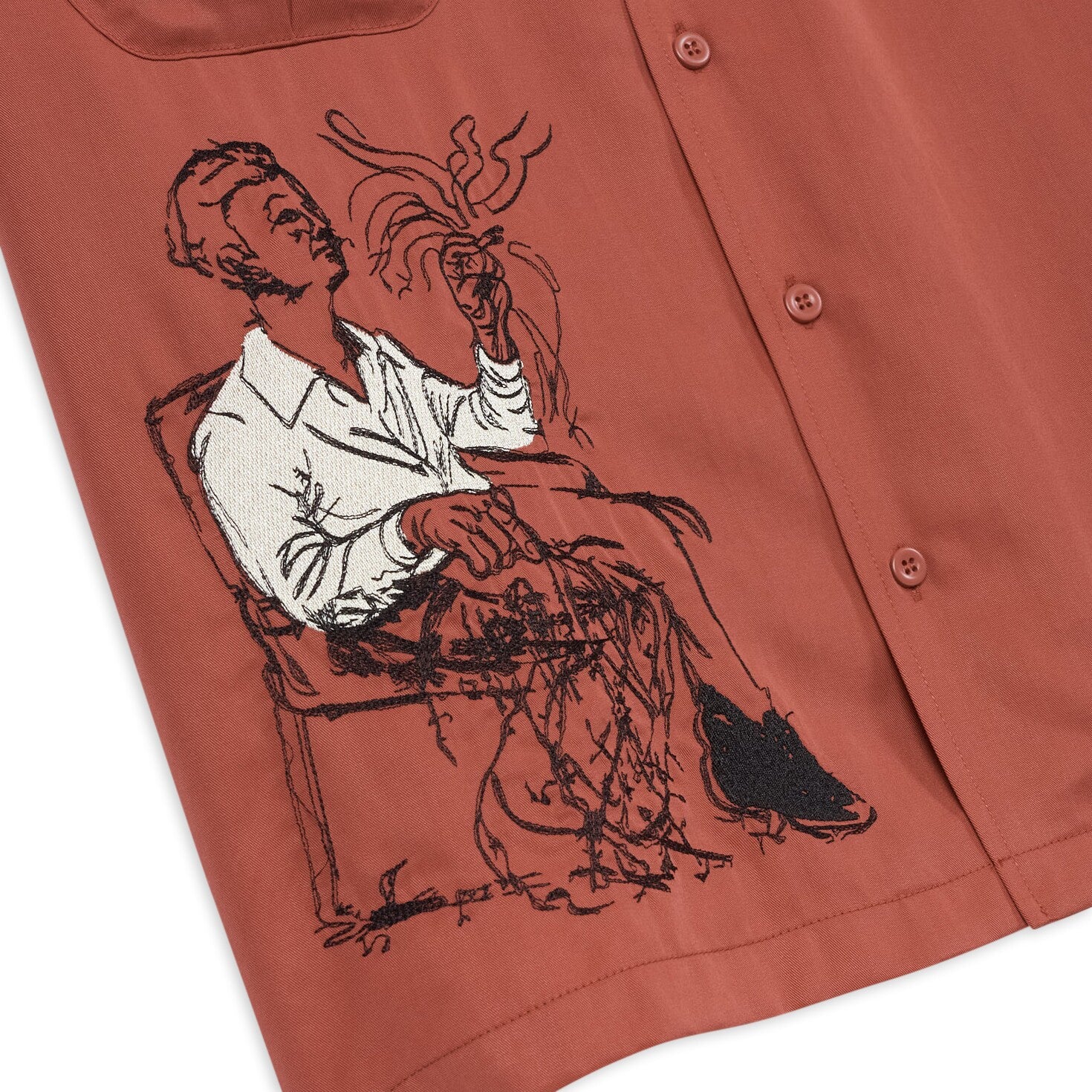 Technicolor Dreams Lycra Shirt [Burgundy] - Image 3