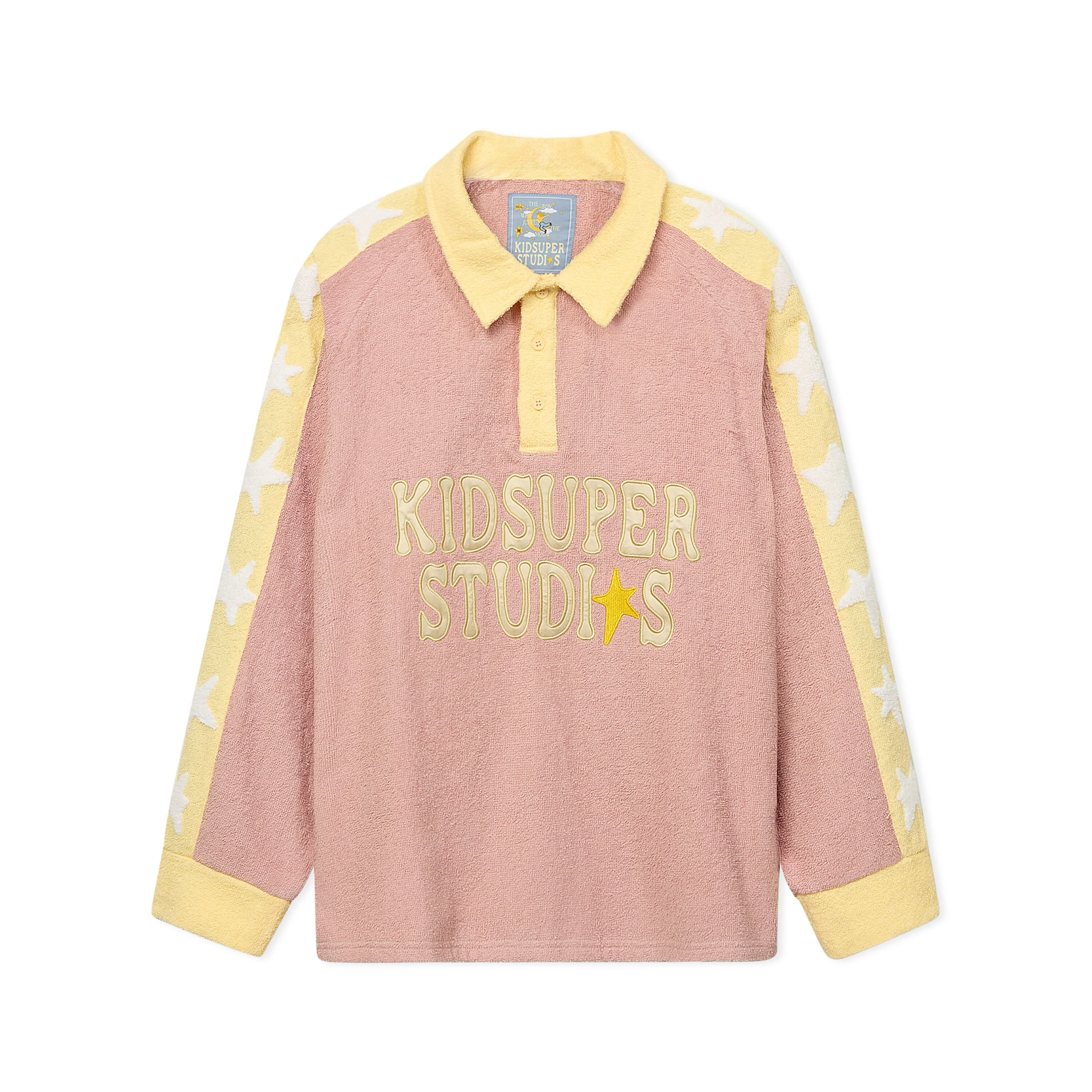 Terrycloth Stars Rugby [Pastel Pink]
