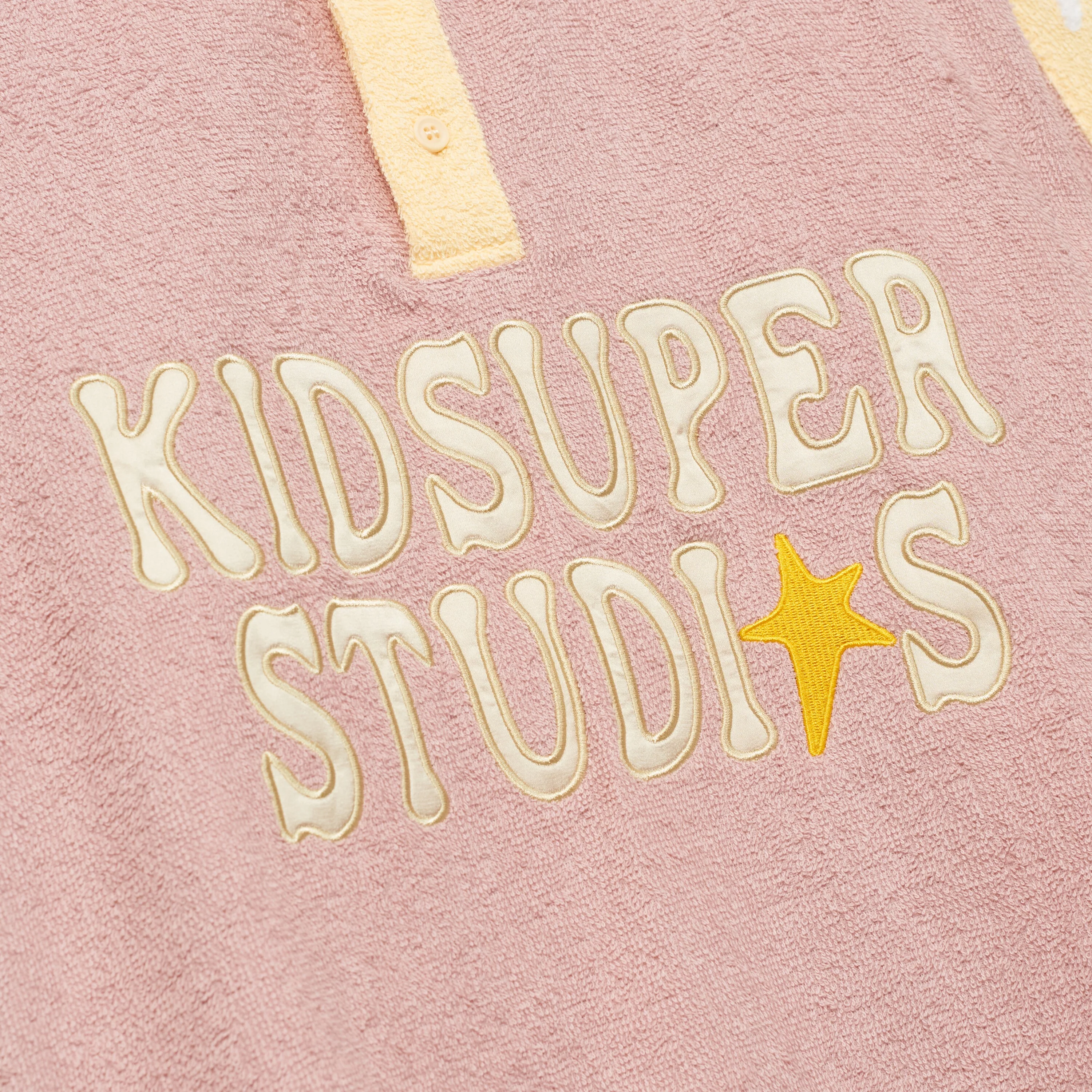 Terrycloth Stars Rugby [Pastel Pink] - Image 3