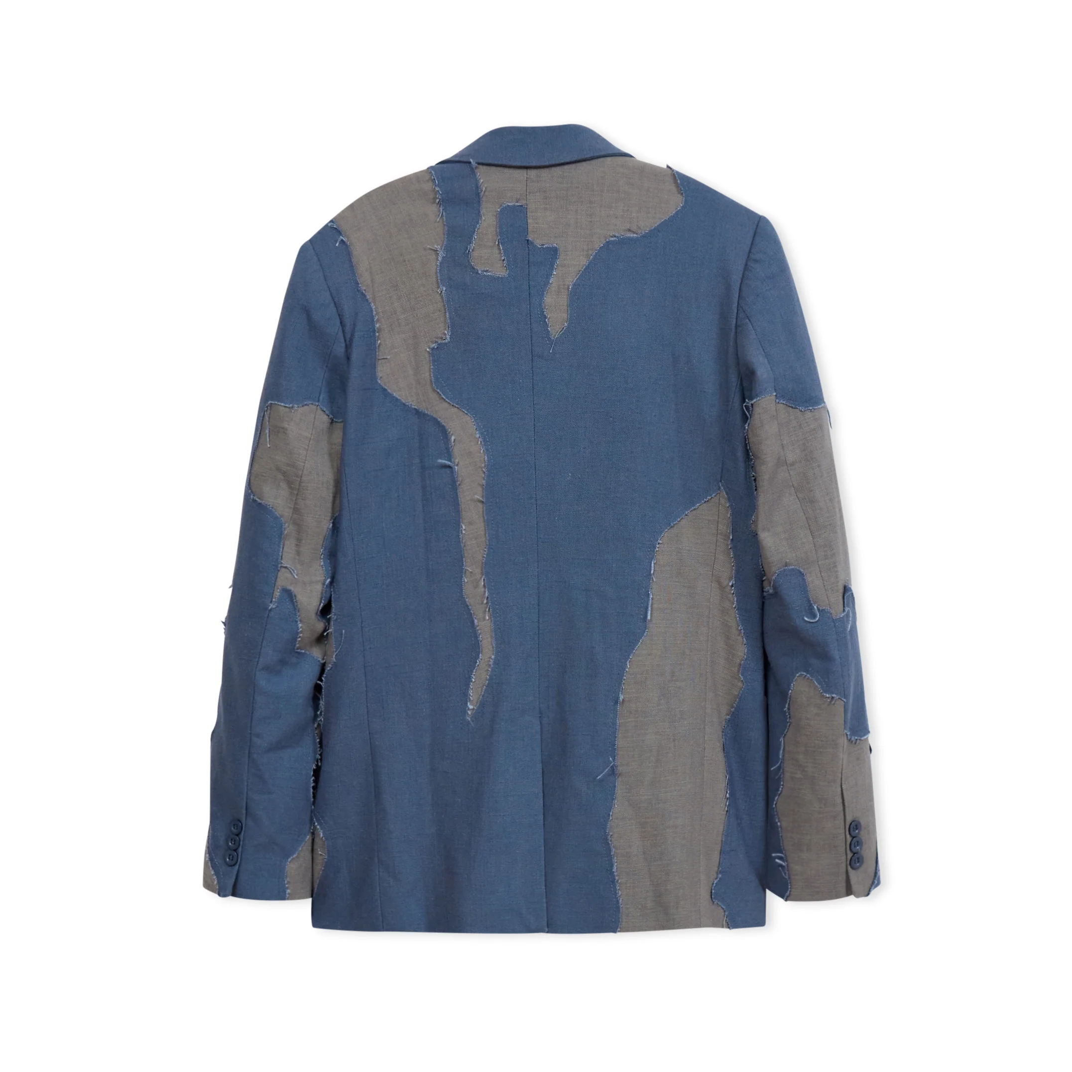 Torn & Restored Suit Top [Muted Purple] - Image 2