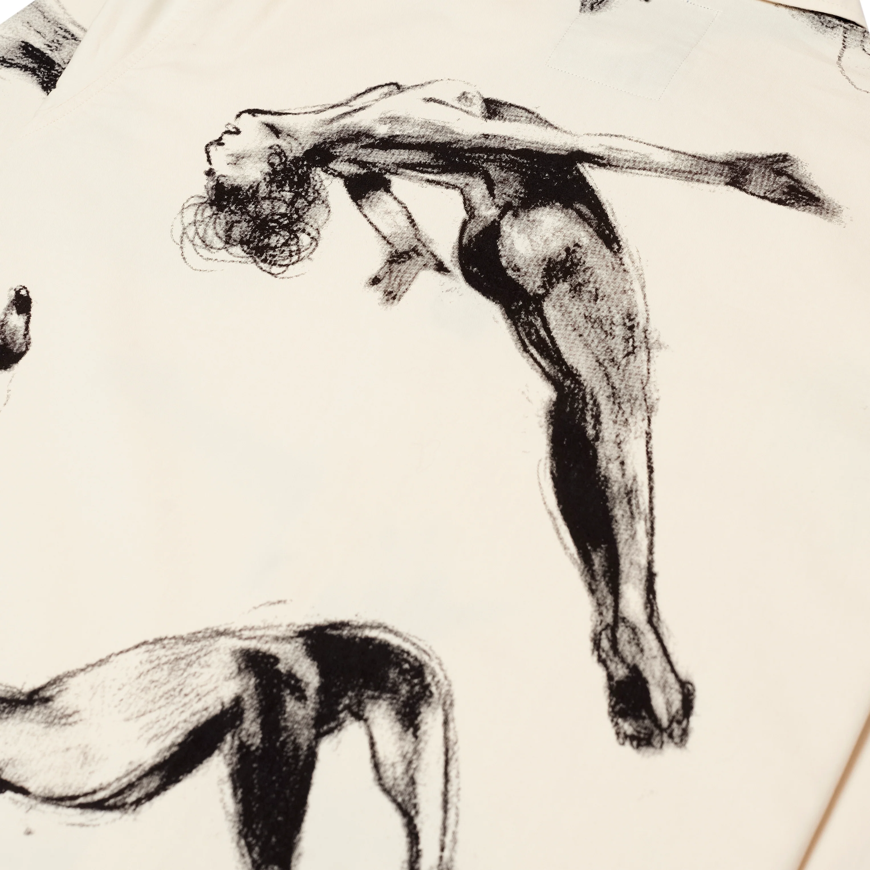 Trapeze Performer Button Up [Cream] - Image 3