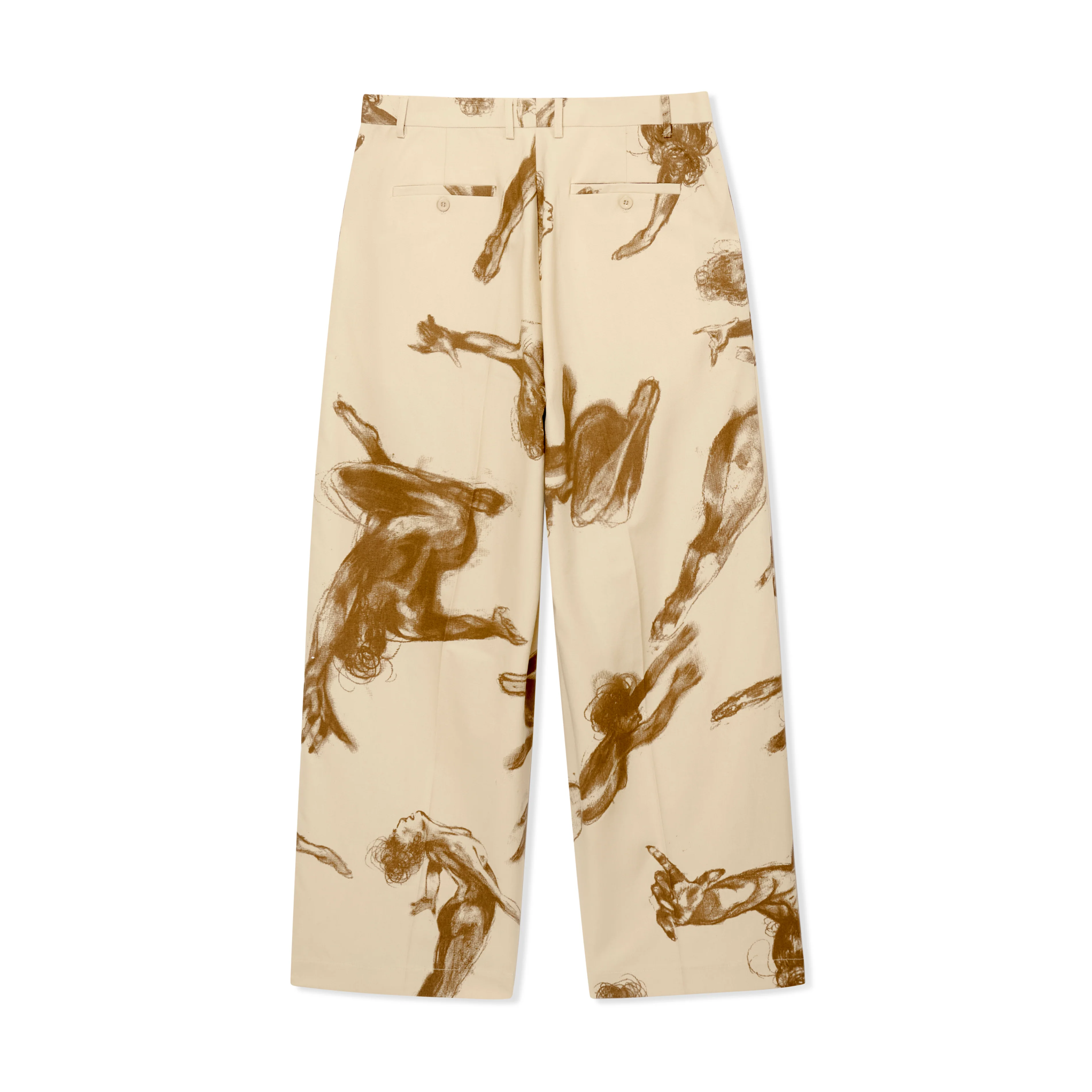 Trapeze Suit Bottom [Cream] - Image 2