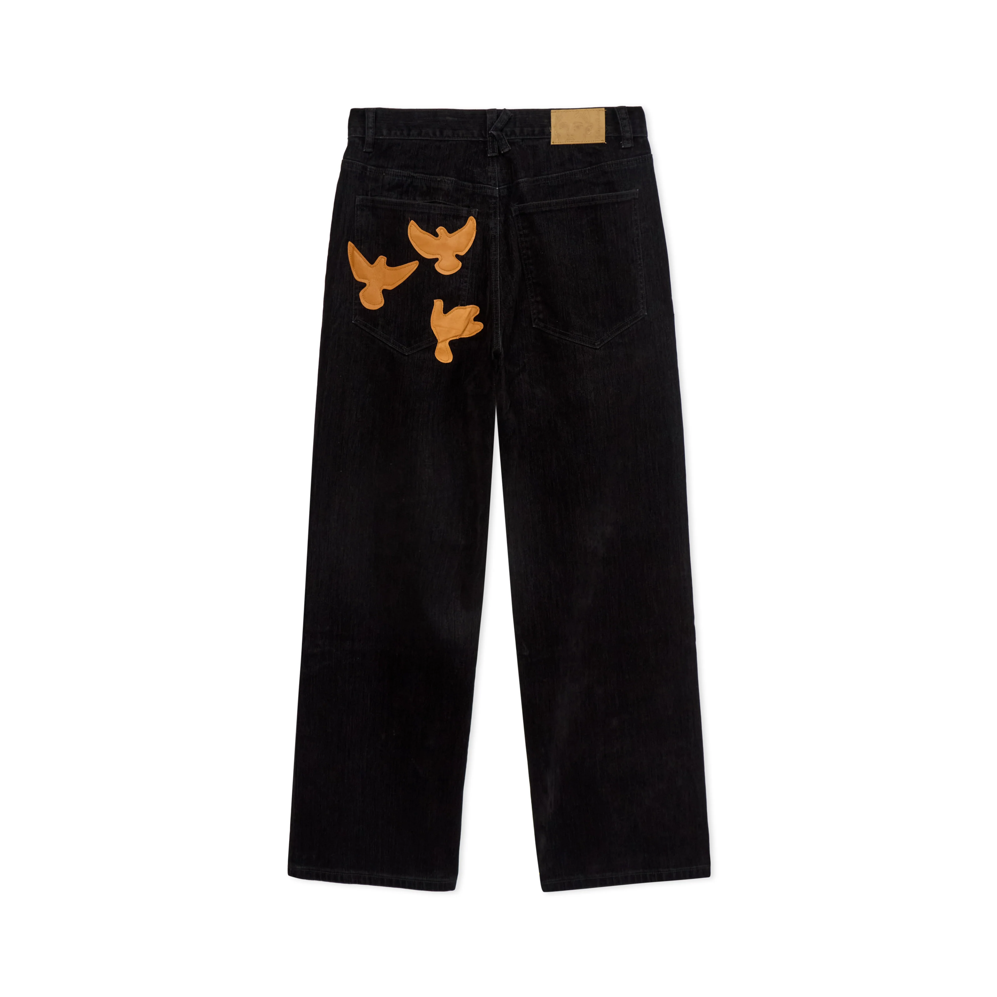 Washed Doves Sueded Denim [Black] - Image 2