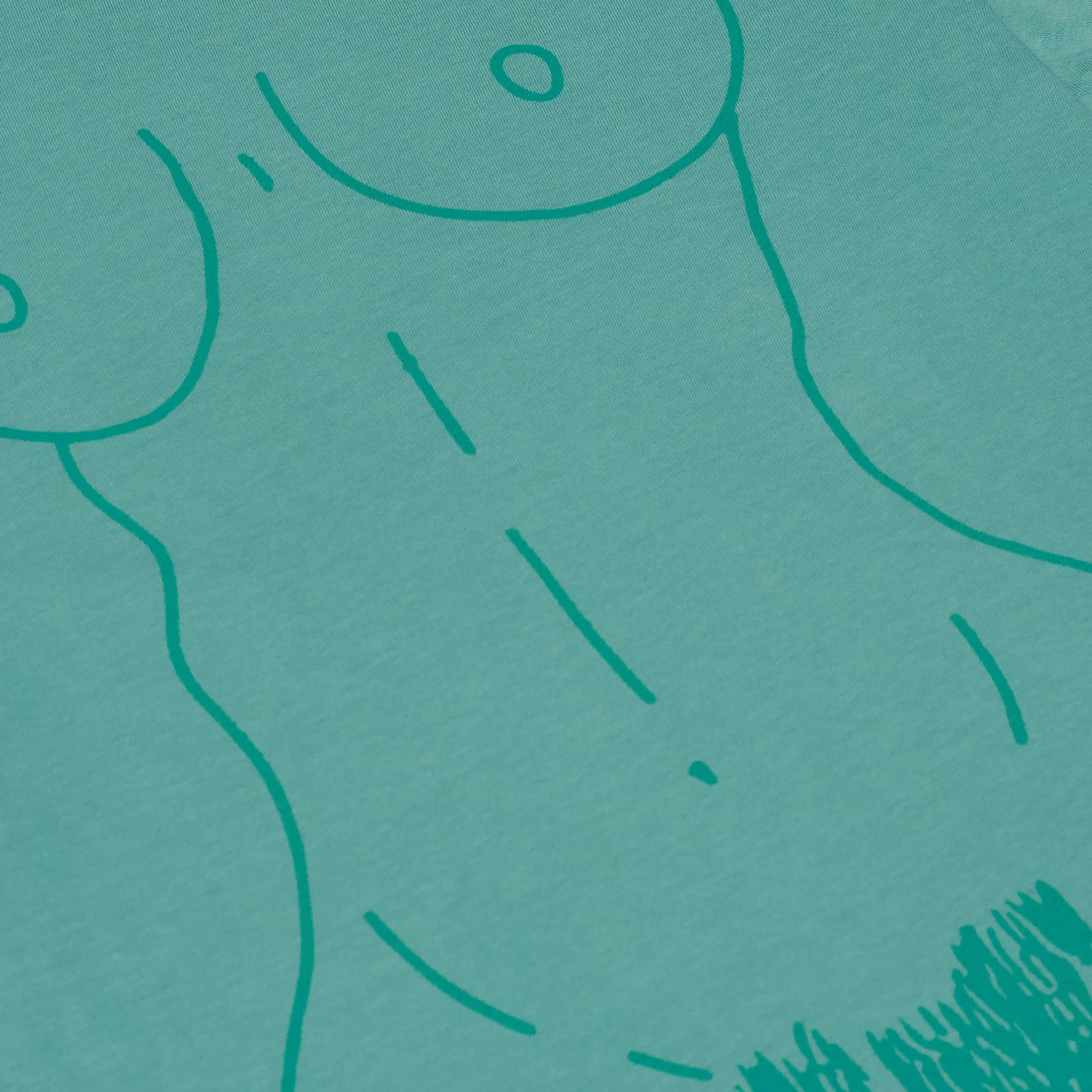 Women Figure Tee [Green] - Image 3